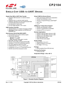 CP2104 Data Sheet