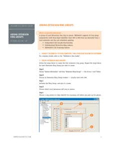 Adding Extension Ring Groups