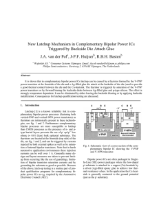 New Latchup Mechanism in Complementary Bipolar Power ICs