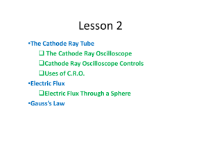 The Cathode Ray Oscilloscope