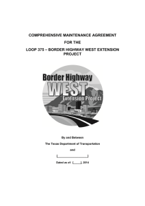 Comprehensive Maintenance Agreement