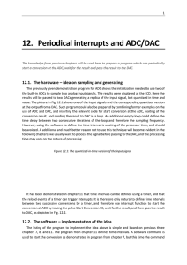 12. Periodical interrupts and ADC/DAC