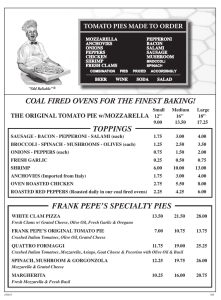 frank pepe`s specialty pies toppings coal fired ovens for the finest