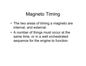 3. Theory of Magneto Timing and Starting Systems