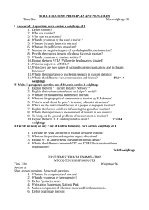 First Semester MTA Examination Model Question Paper