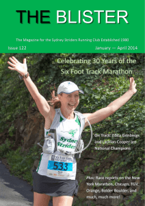 Celebrating 30 Years of the Six Foot Track Marathon