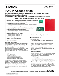 3363C: PAD-4 Series NAC Extenders - ULC market