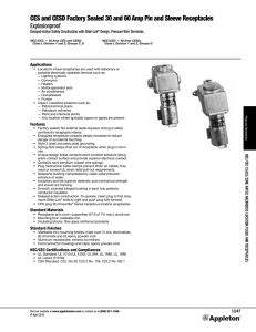CES and CESD Pin and Sleeve Receptacles Catalog Pages
