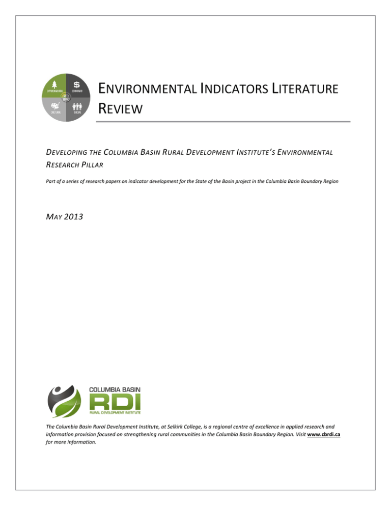 literature review in environmental