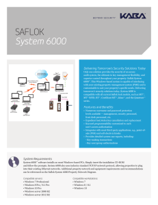SAFLOK System 6000
