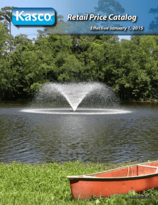 Retail Price Catalog - Lake and Pond Solutions Co.