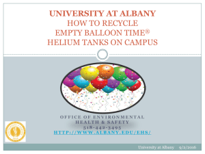 how to recycle empty balloon time helium tanks