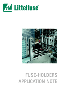 Fuse Holders Application Note