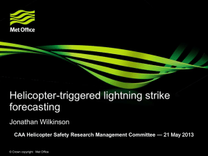 Helicopter-Triggered Lightning Strike Forecasting