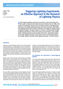 Triggering Lightning Experiments
