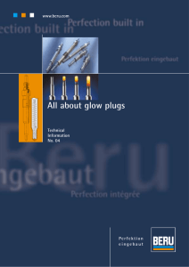 All about glow plugs