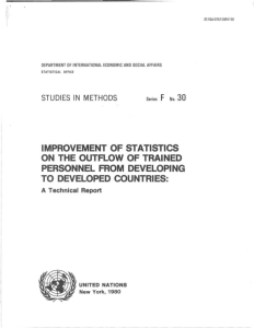 IMPROVEMENT OF STATISTICS ON THE OUTFLOW OF TRAINED