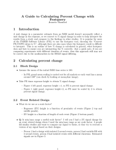 Guide for Calculating Percent Change with