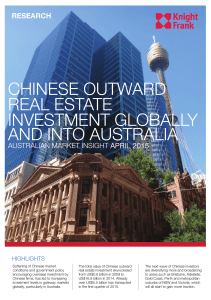 chinese outward real estate investment globally and