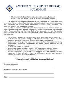 "On my honor, I will follow these guidelines." Student Signature: