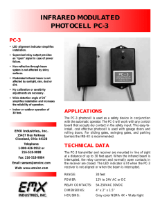 infrared modulated photocell pc-3