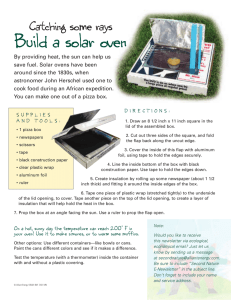 Solar ovens - Alliant Energy Kids