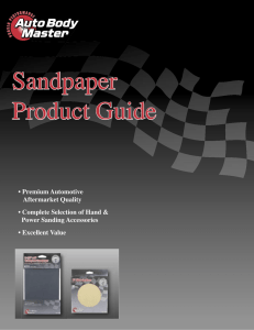 ABM Sandpaper Guide