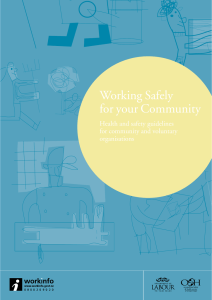 Working Safely for your Community