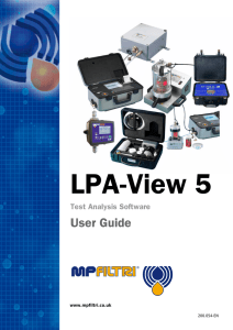 LPA-View 5/User Guide
