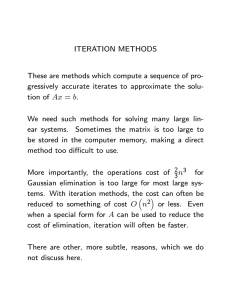 Iterative Methods