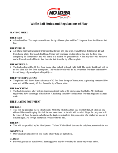 Official Wiffle Ball Rules and Regulations
