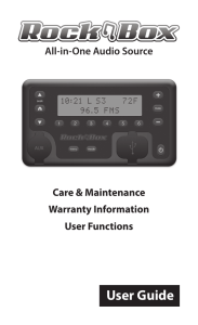 User Guide - Cycle Sounds