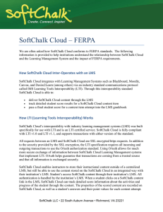 SoftChalk Cloud – FERPA