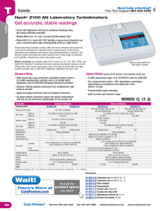 Get accurate, stable readings - Cole