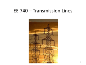 ECG 740 Transmission Lines