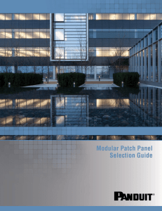 Modular Patch Panel Selection Guide