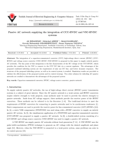 Passive AC network supplying the integration of CCC