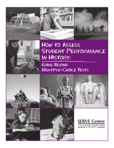 How to Assess Student Performance in History