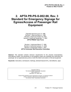 APTA-PR-PS-S-002-98 - American Public Transportation Association