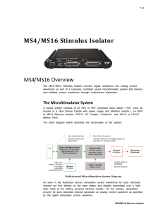 MS4/MS16 Stimulus Isolator