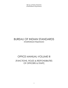 Compiled Office Manual-III - Bureau of Indian Standards