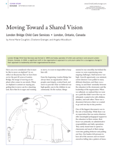 Moving Toward a Shared Vision