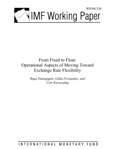 From Fixed to Float: Operational Aspects of Moving Toward