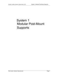 System 1 Modular Post