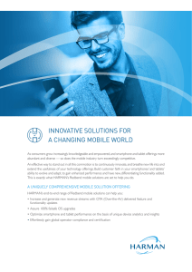 Innovative Solutions for Mobile