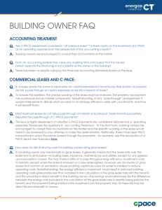 FAQ for Building Owners - C-Pace