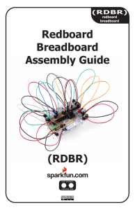 Redboard Breadboard Assembly Guide (RDBR)