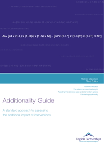 Additionality Guide