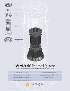 VersiJack® Pedestal System