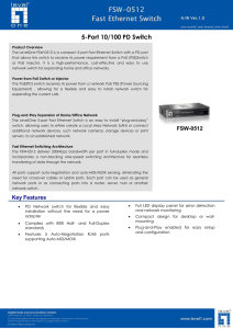 FSW-0512 Fast Ethernet Switch Fast Ethernet Switch